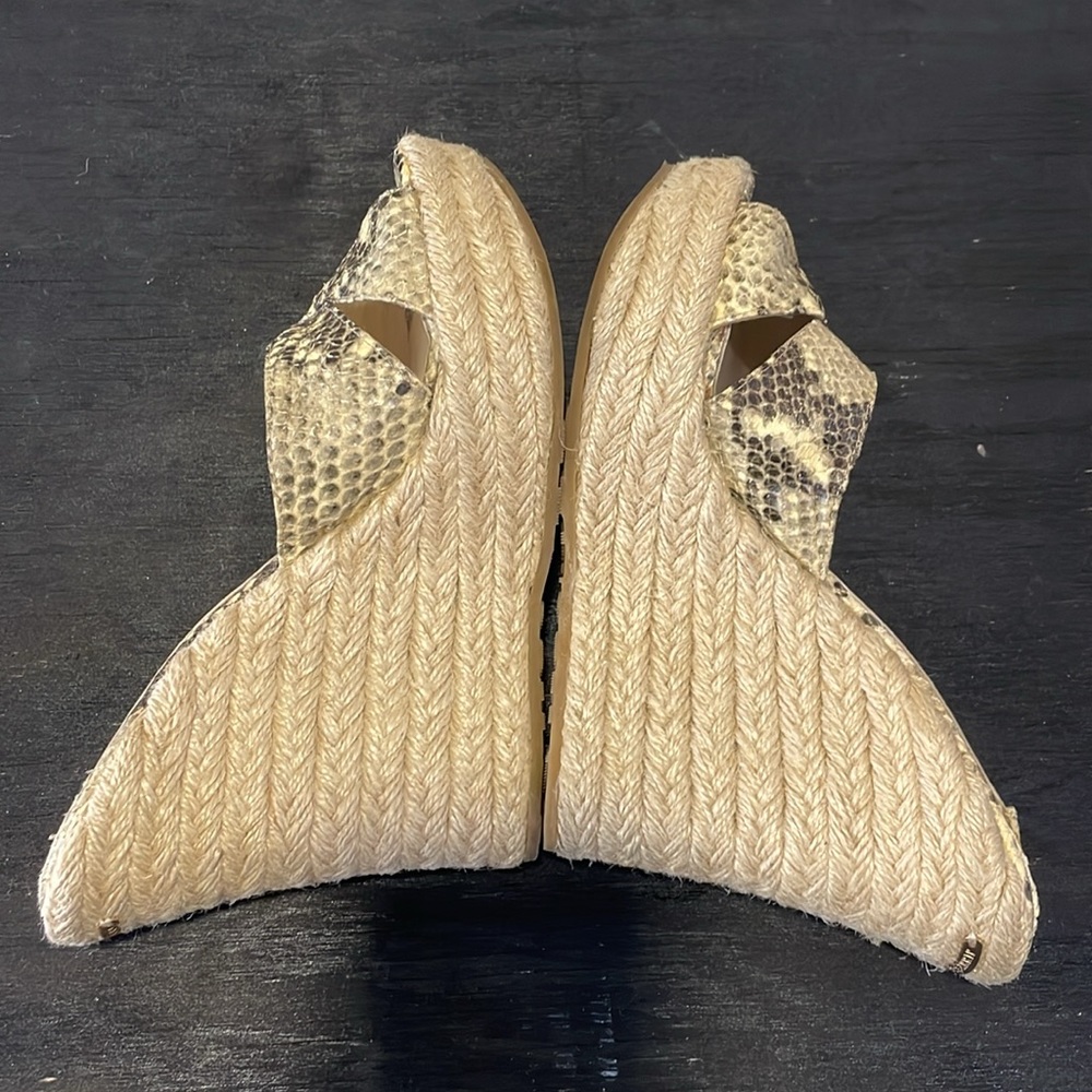 Jimmy Choo Dovina snake print wedges/ espadrilles - Picture 7 of 16